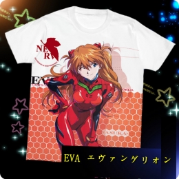 痛Ｔシャツ　EVA エヴァンゲリオン　アスカ 　アニメキャラクターＴシャツ　